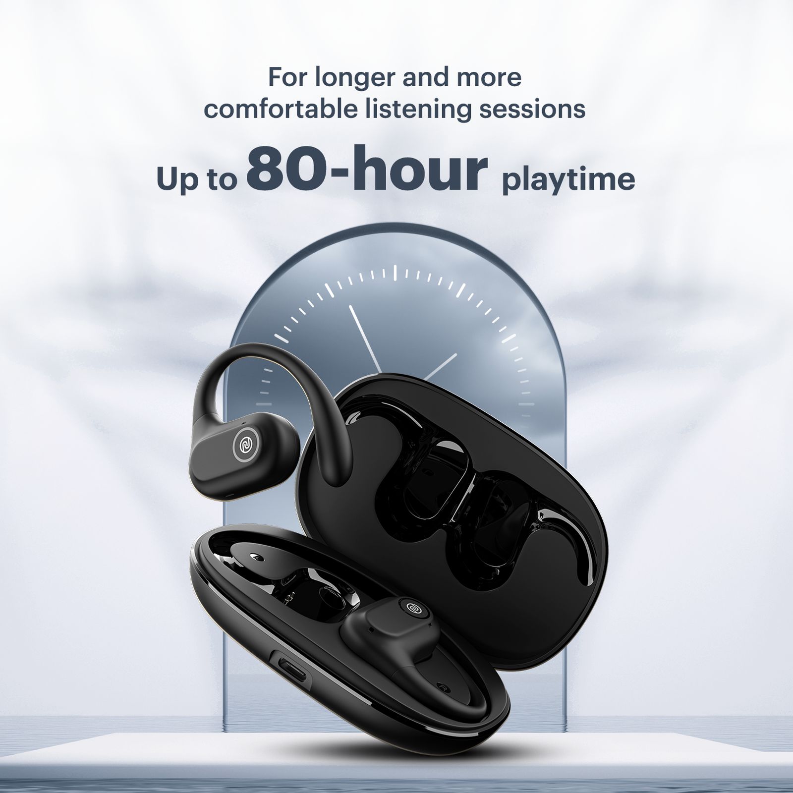 noise Pure Pods TWS Earbuds with Environmental Noise Cancellation (IPX5 Water Resistant, Touch Control, Power Black)_5