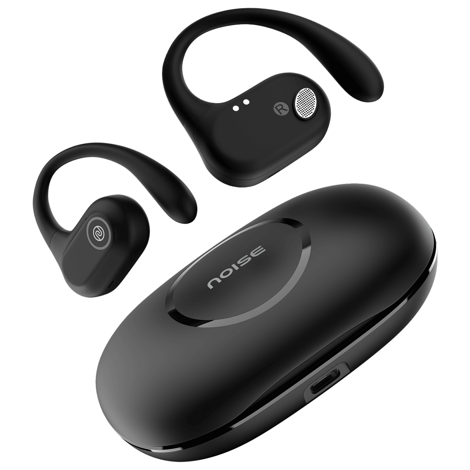 noise Pure Pods TWS Earbuds with Environmental Noise Cancellation (IPX5 Water Resistant, Touch Control, Power Black)_1