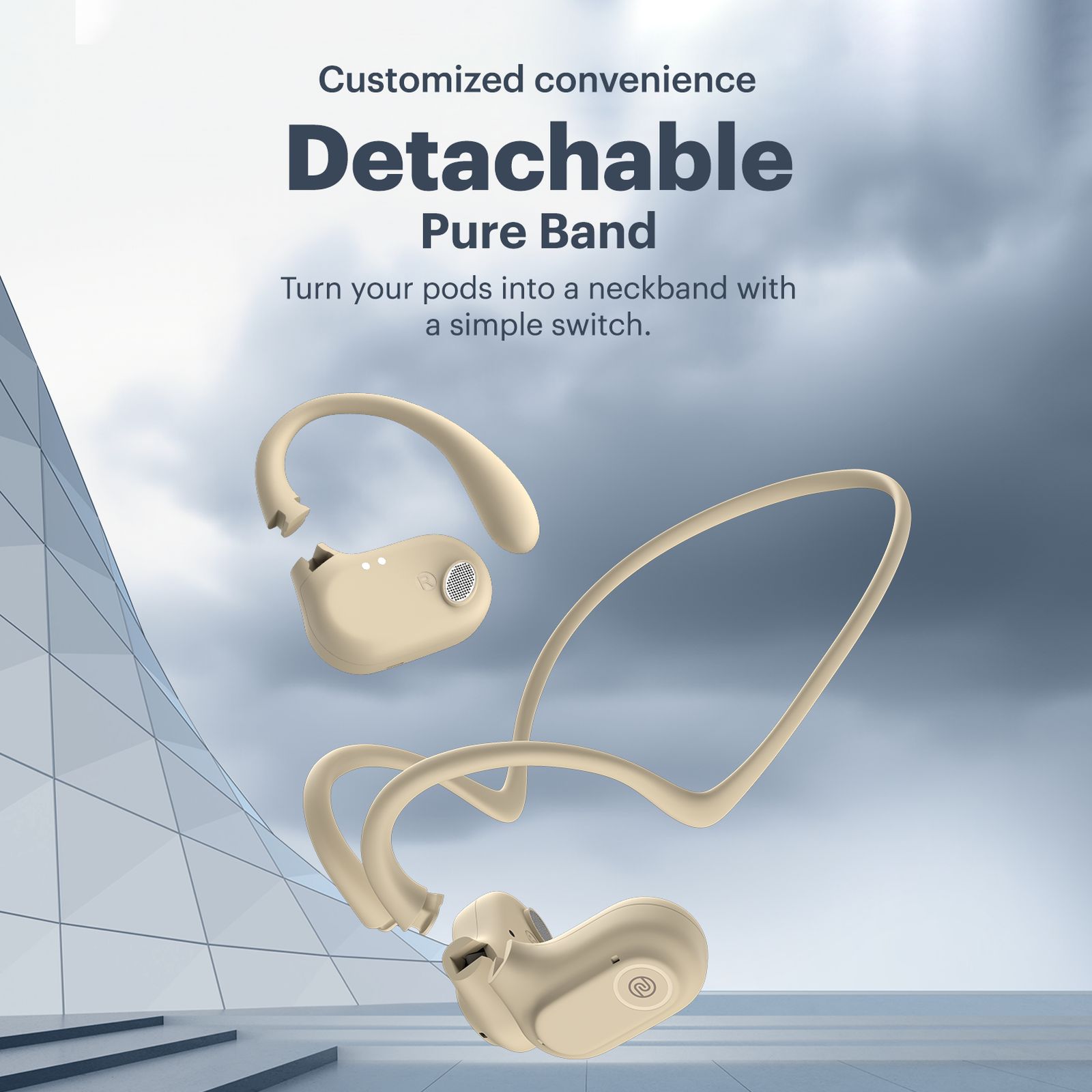 noise Pure Pods TWS Earbuds with Environmental Noise Cancellation (IPX5 Water Resistant, Instacharge, Zen Beige) noise Pure Pods TWS Earbuds with Environmental Noise Cancellation (IPX5 Water Resistant, Instacharge, Zen Beige)_7