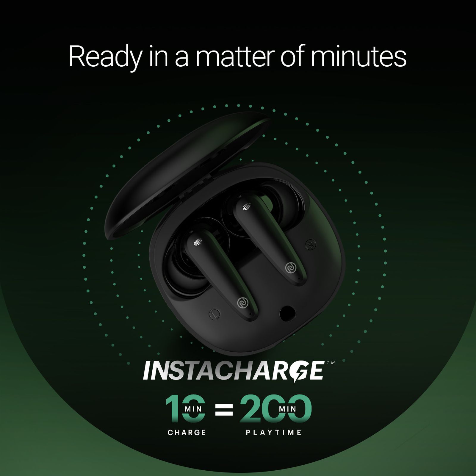 noise Buds VS404 TWS Earbuds with Environmental Noise Cancellation (IPX5 Water Resistant, Instacharge, Jet Black) noise Buds VS404 TWS Earbuds with Environmental Noise Cancellation (IPX5 Water Resistant, Instacharge, Jet Black)_5