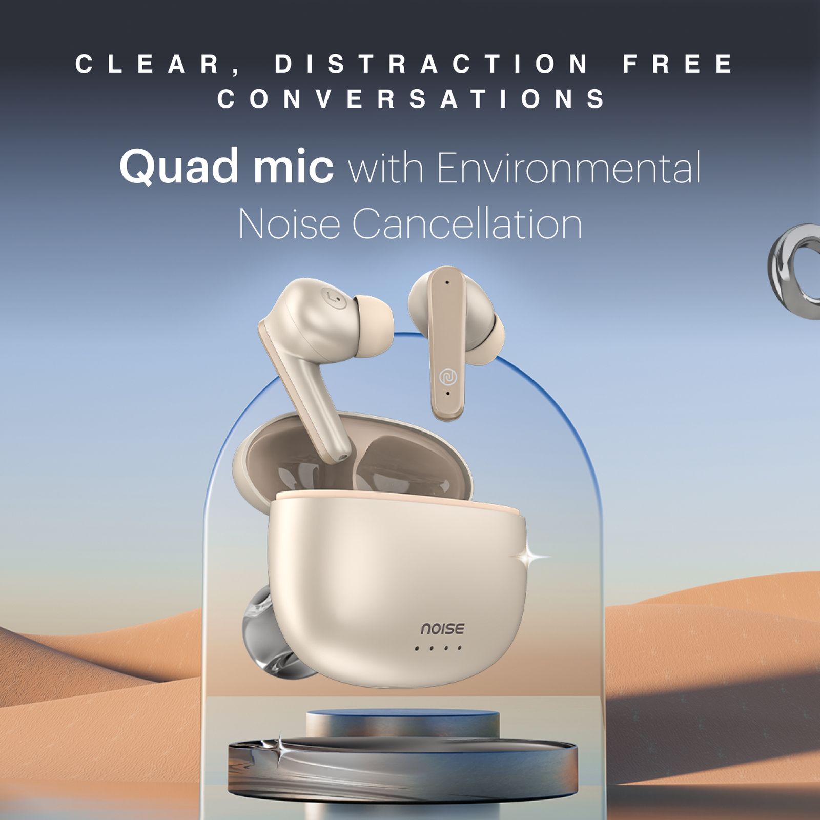 noise Buds VS104 Max TWS Earbuds with Active Noise Cancellation (IPX5 Water Resistant, Instacharge, Rose Gold) noise Buds VS104 Max TWS Earbuds with Active Noise Cancellation (IPX5 Water Resistant, Instacharge, Rose Gold)_6