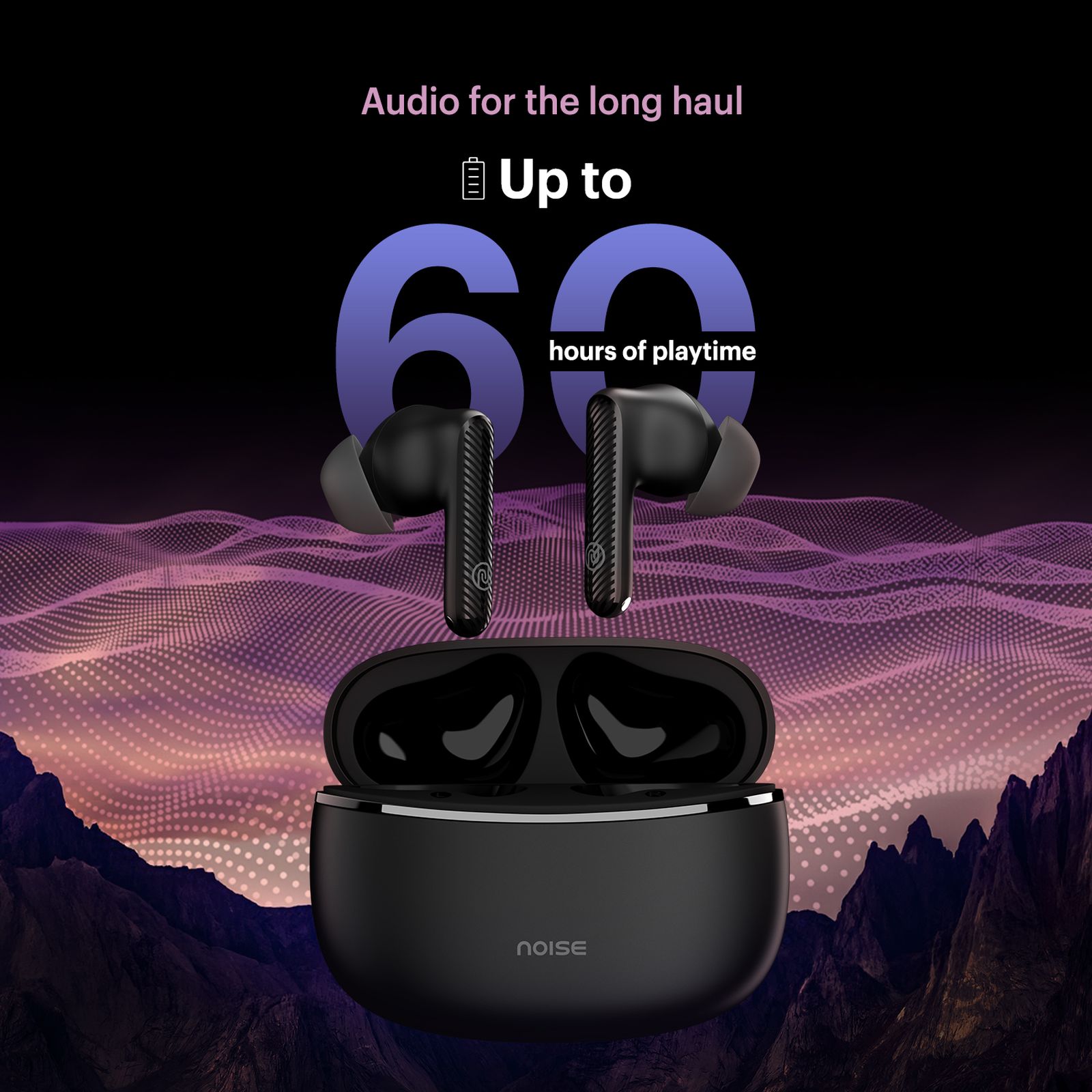 noise Aura Buds TWS Earbuds with Environmental Noise Cancellation (IPX5 Water Resistant, Instacharge, Aura Black)_4
