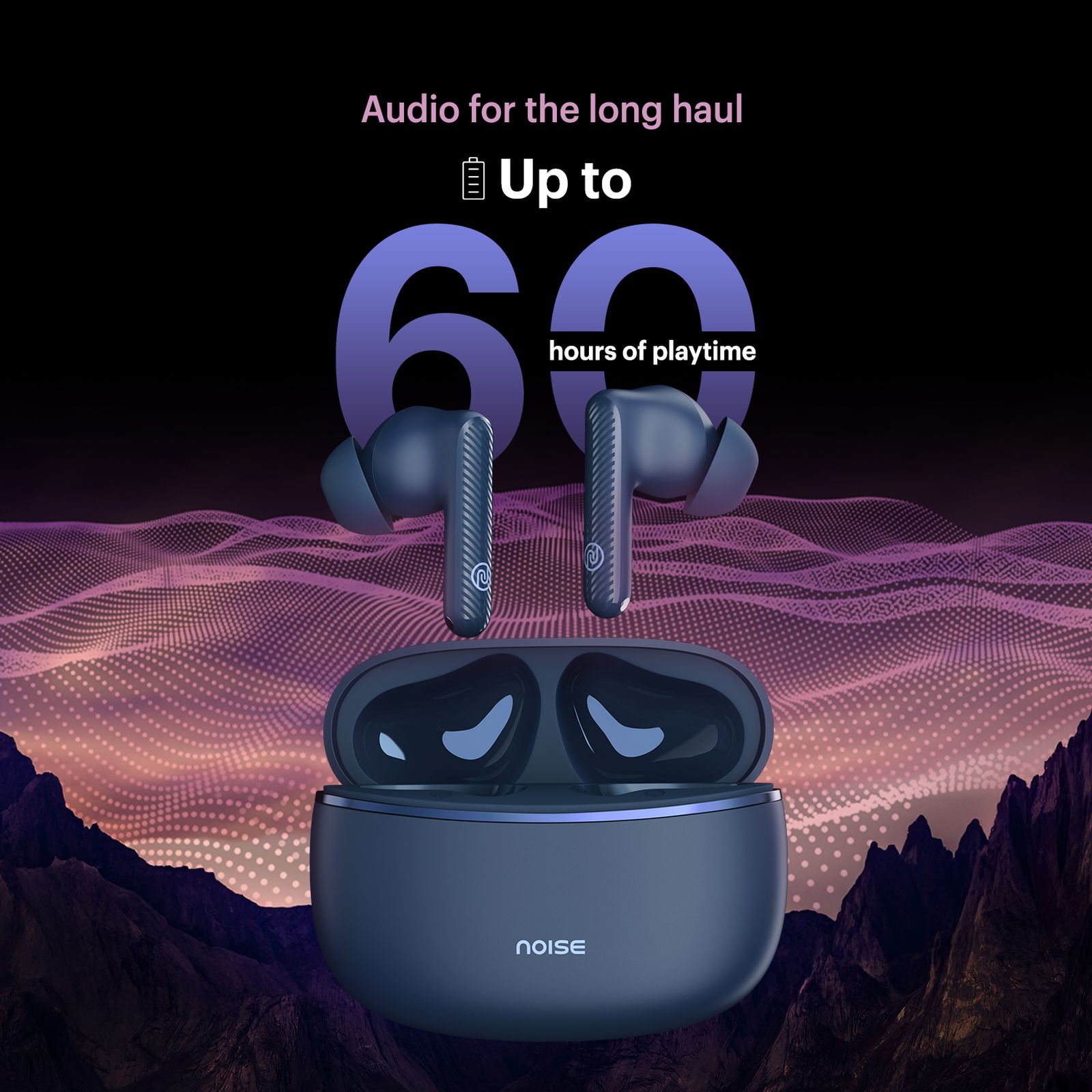 noise Aura Buds TWS Earbuds with Environmental Noise Cancellation (IPX5 Water Resistant, Instacharge, Aura Blue) noise Aura Buds TWS Earbuds with Environmental Noise Cancellation (IPX5 Water Resistant, Instacharge, Aura Blue)_4