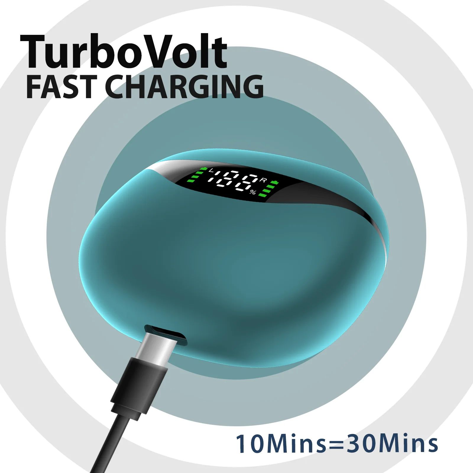 Blaupunkt BTW20 TWS Earbuds (IPX5 Water Resistant, Turbovolt Charging, Green)_3