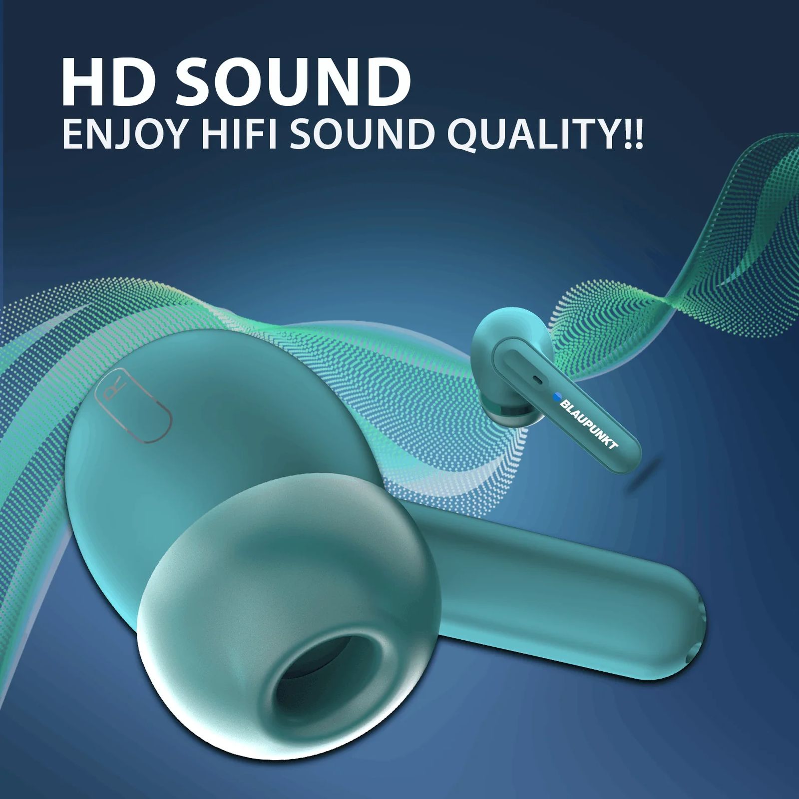 Blaupunkt BTW20 TWS Earbuds (IPX5 Water Resistant, Turbovolt Charging, Green)_4