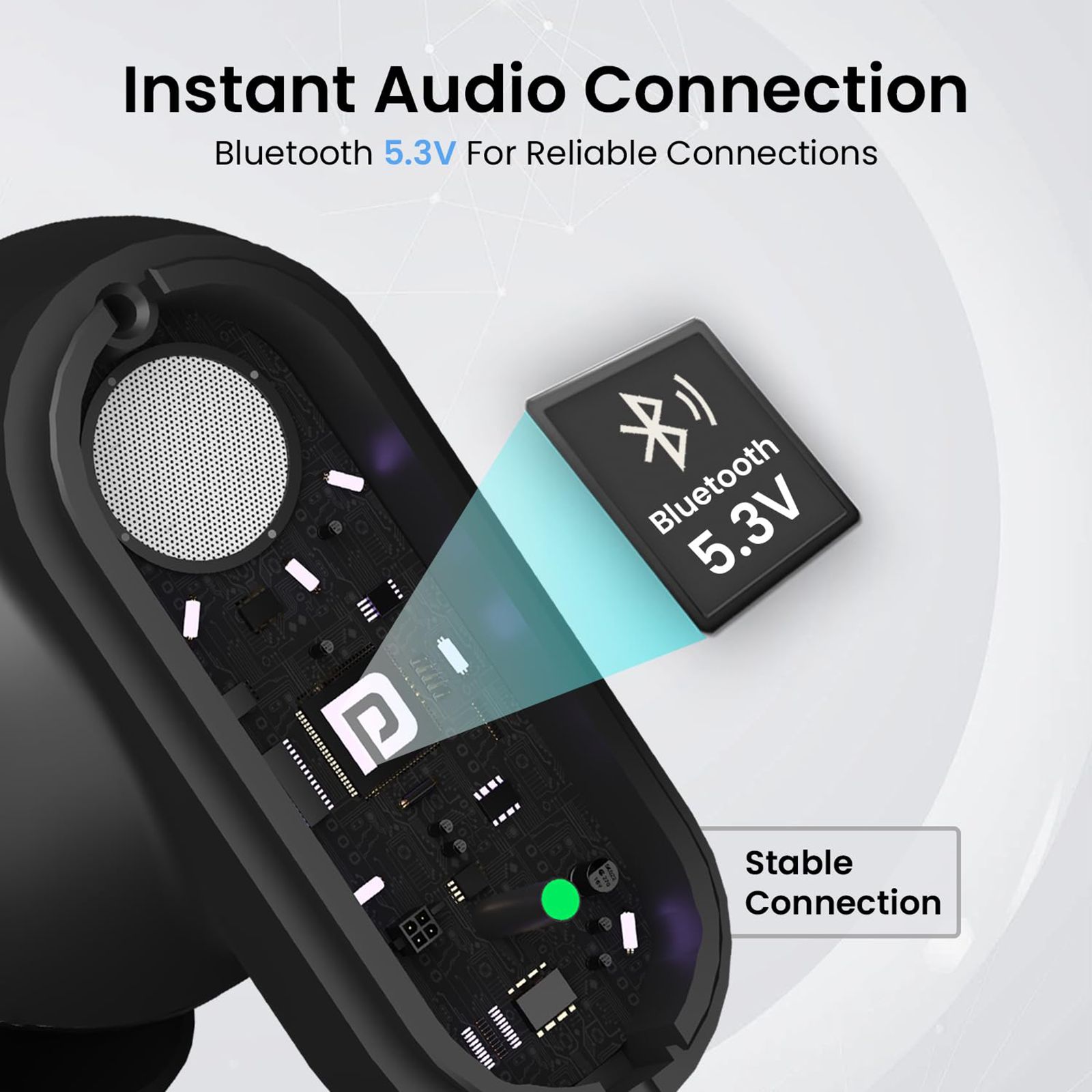 PORTRONICS Harmonics Twins S16 POR2228 TWS Earbuds (IPX5 Water & Sweat Resistant, Deep Bass Technology, Black)_4
