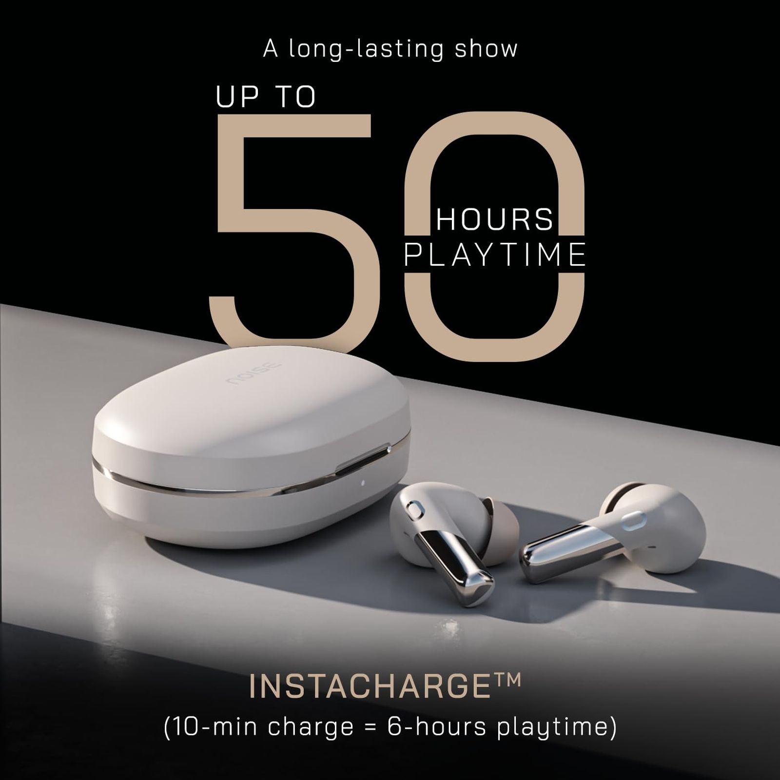 noise Buds Xero TWS Earbuds with Active Noise Cancellation (IPX5 Water Resistant, Dual Device Pairing, Beige) noise Buds Xero TWS Earbuds with Active Noise Cancellation (IPX5 Water Resistant, Dual Device Pairing, Beige)_7