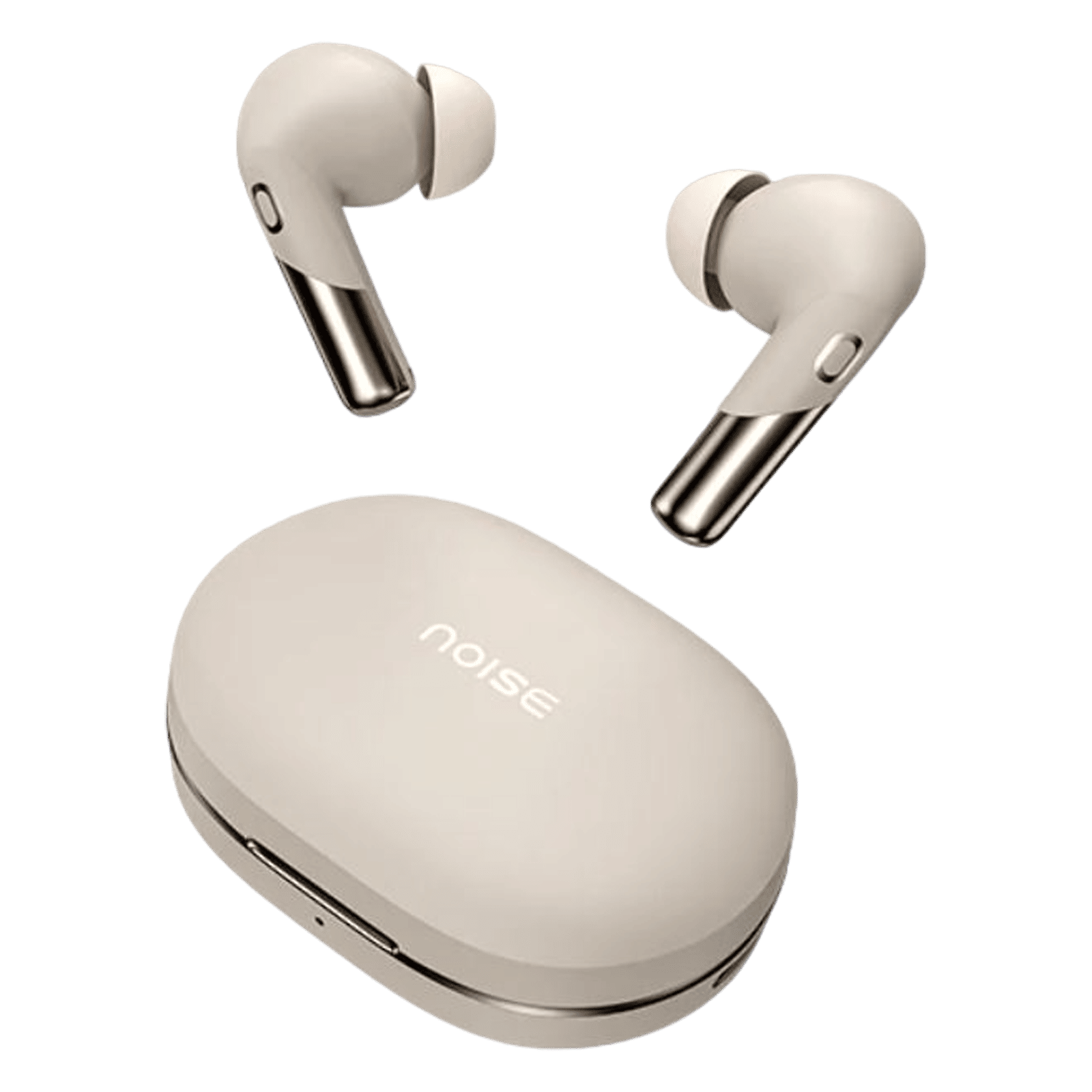 noise Buds Xero TWS Earbuds with Active Noise Cancellation (IPX5 Water Resistant, Dual Device Pairing, Beige) noise Buds Xero TWS Earbuds with Active Noise Cancellation (IPX5 Water Resistant, Dual Device Pairing, Beige)_1