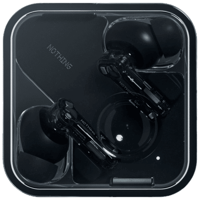 Nothing Ear TWS Earbuds with Active Noise Cancellation (IP54 Water Resistant, Deep Bass, Black)