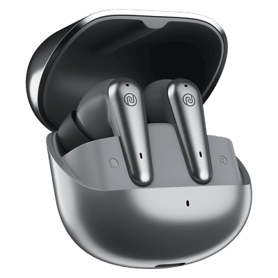 noise Buds X Prime TWS Earbuds with Environmental Noise Cancellation (IPX5 Water Resistant, Fast Charge, Silver Grey)