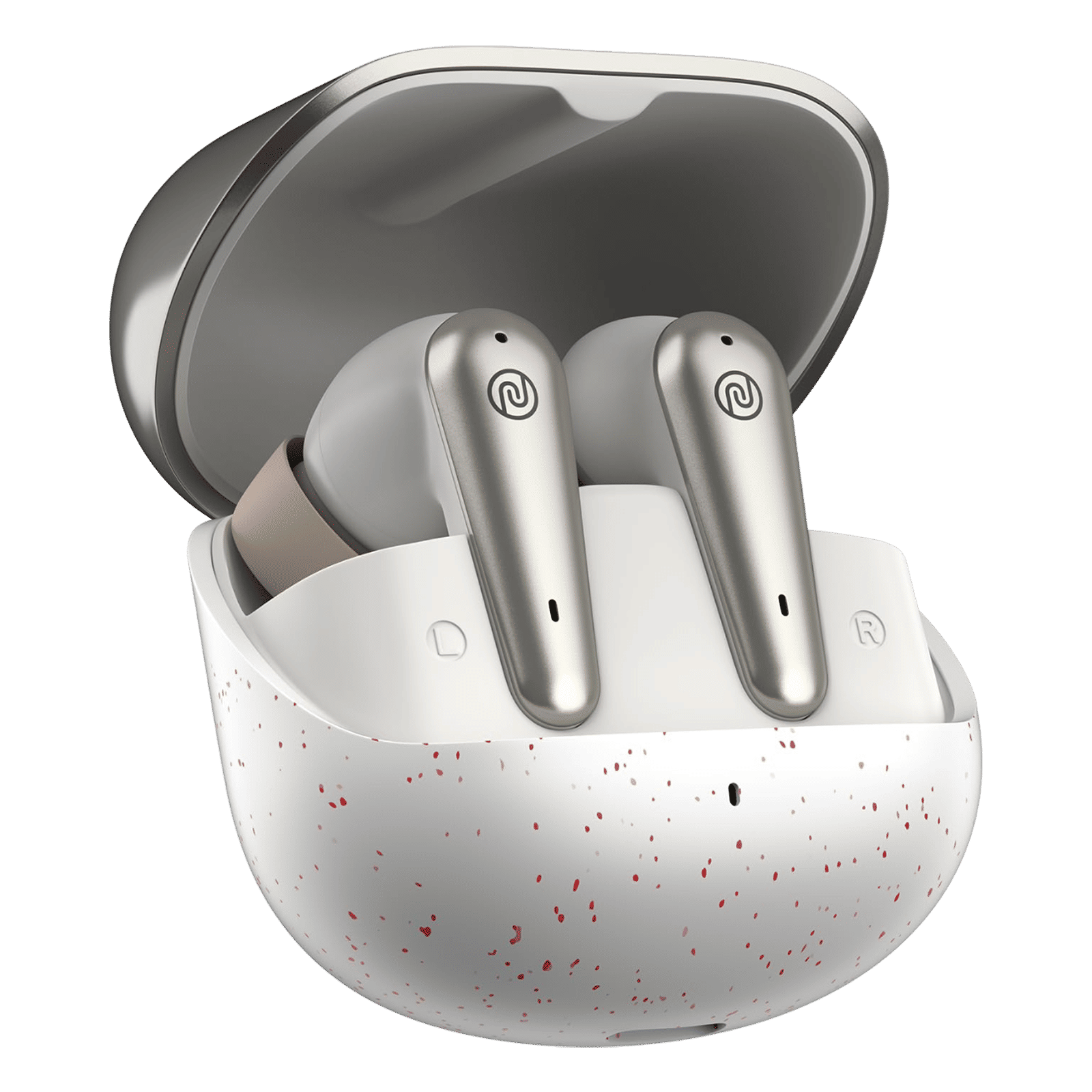 noise Buds X Prime TWS Earbuds with Environmental Noise Cancellation (IPX5 Water Resistant, Fast Charge, Champagne White)_1