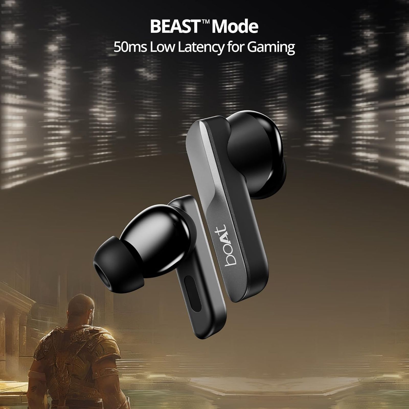 boAt Airdopes 800 TWS Earbuds with Environmental Noise Cancellation (IPX5 Water Resistant, ASAP Charge, Interstellar Black) boAt Airdopes 800 TWS Earbuds with Environmental Noise Cancellation (IPX5 Water Resistant, ASAP Charge, Interstellar Black)_4
