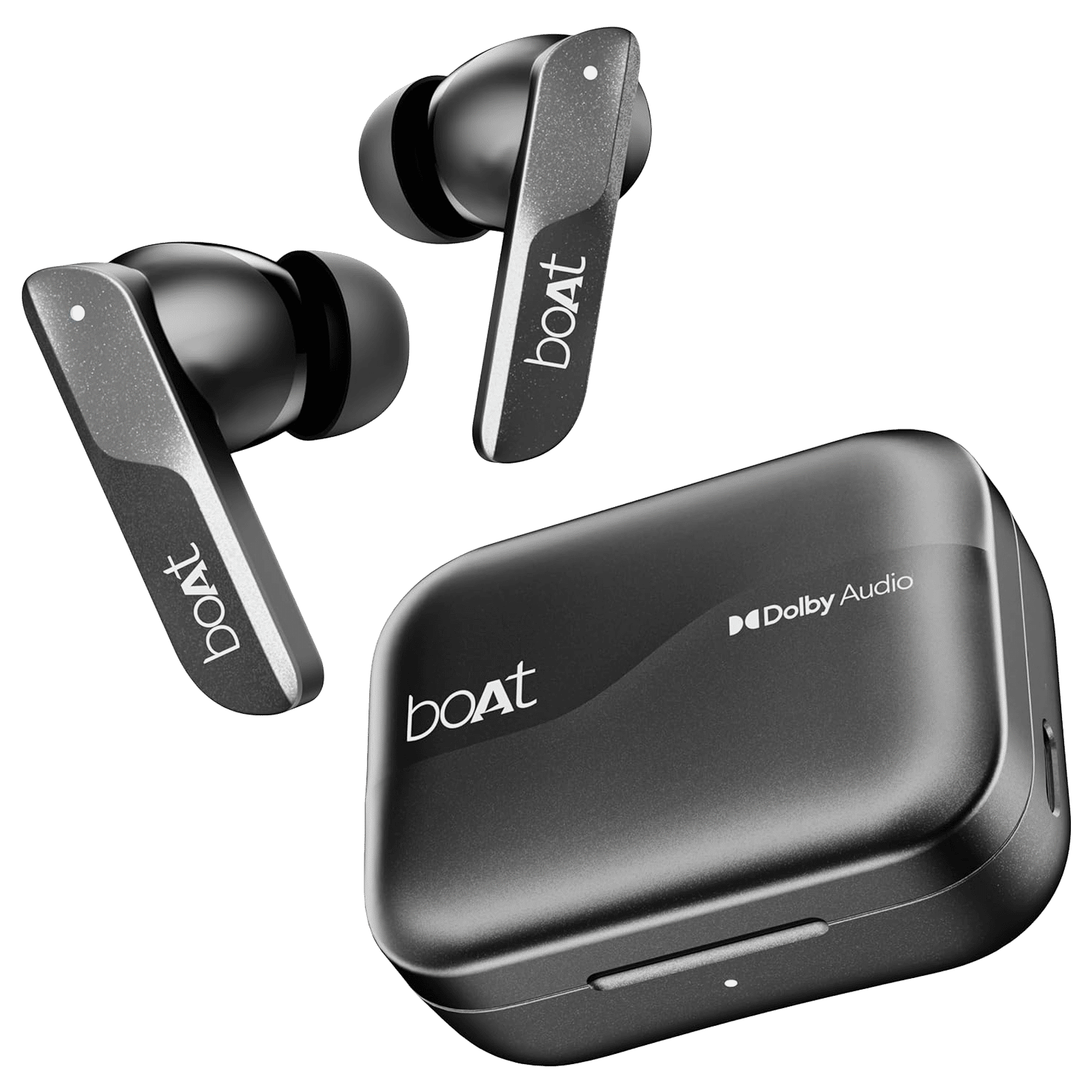 boAt Airdopes 800 TWS Earbuds with Environmental Noise Cancellation (IPX5 Water Resistant, ASAP Charge, Interstellar Black) boAt Airdopes 800 TWS Earbuds with Environmental Noise Cancellation (IPX5 Water Resistant, ASAP Charge, Interstellar Black)_1