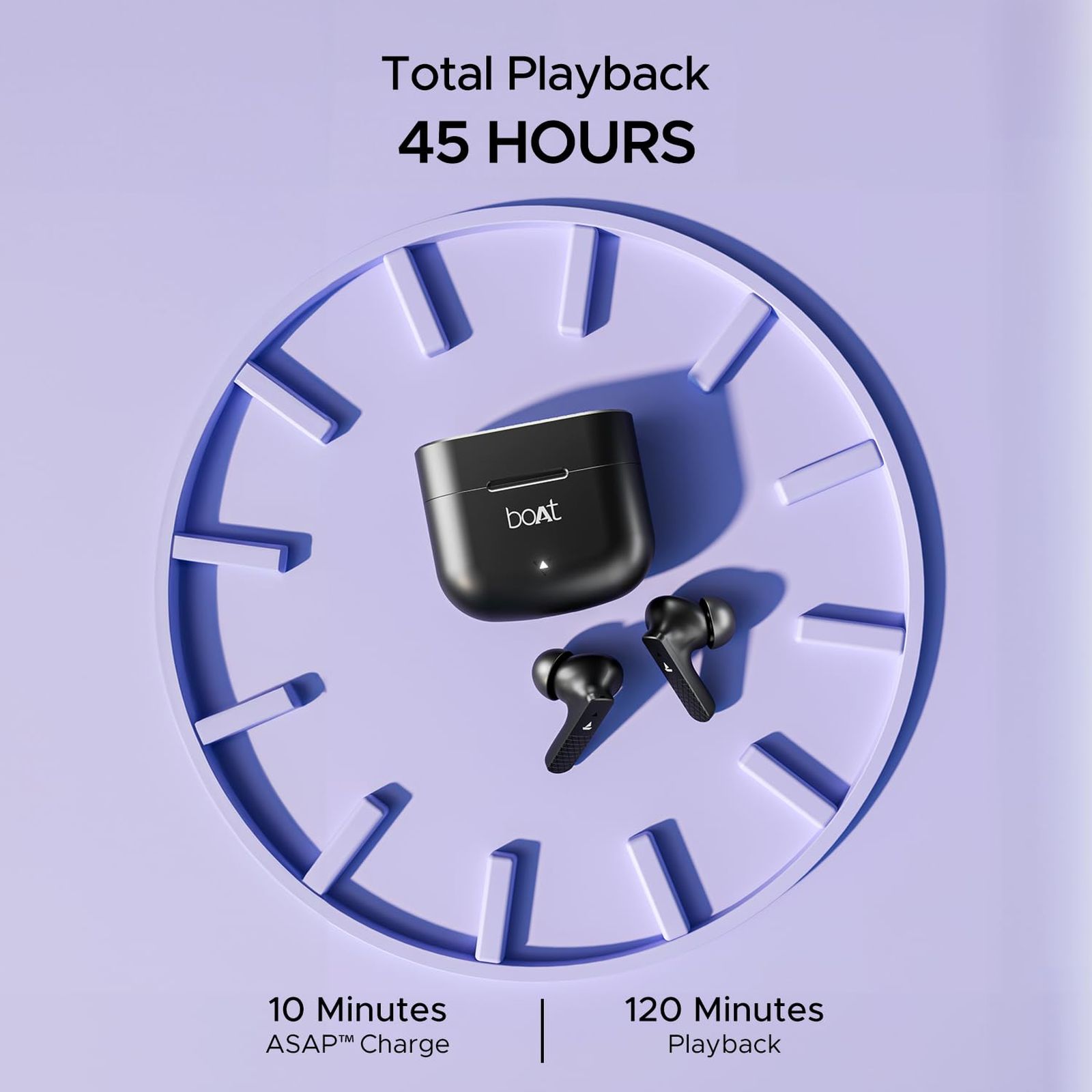 boAt Airdopes 91 TWS Earbuds with Environmental Noise Cancellation (IPX5 Water Resistant, ASAP Charge, Active Black) boAt Airdopes 91 TWS Earbuds with Environmental Noise Cancellation (IPX5 Water Resistant, ASAP Charge, Active Black)_5