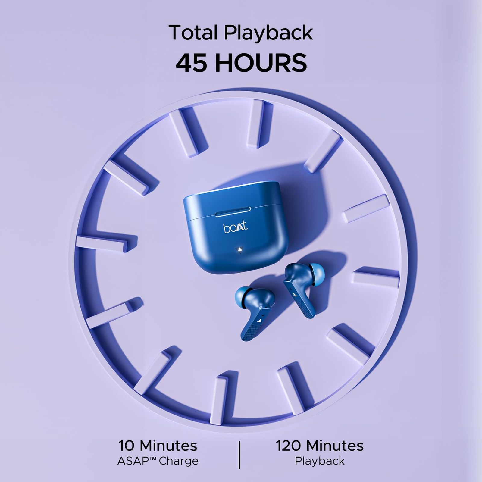 boAt Airdopes 91 TWS Earbuds with Environmental Noise Cancellation (IPX5 Water Resistant, ASAP Charge, Starry Blue) boAt Airdopes 91 TWS Earbuds with Environmental Noise Cancellation (IPX5 Water Resistant, ASAP Charge, Starry Blue)_3