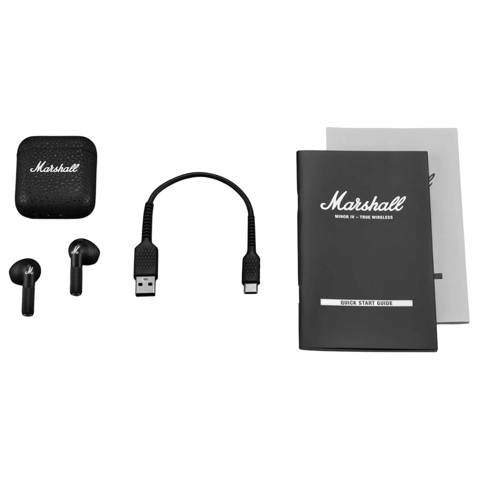 Marshall Minor IV TWS Earbuds (IPX4 Water Resistant, 30 Hours Playtime, Black)_6