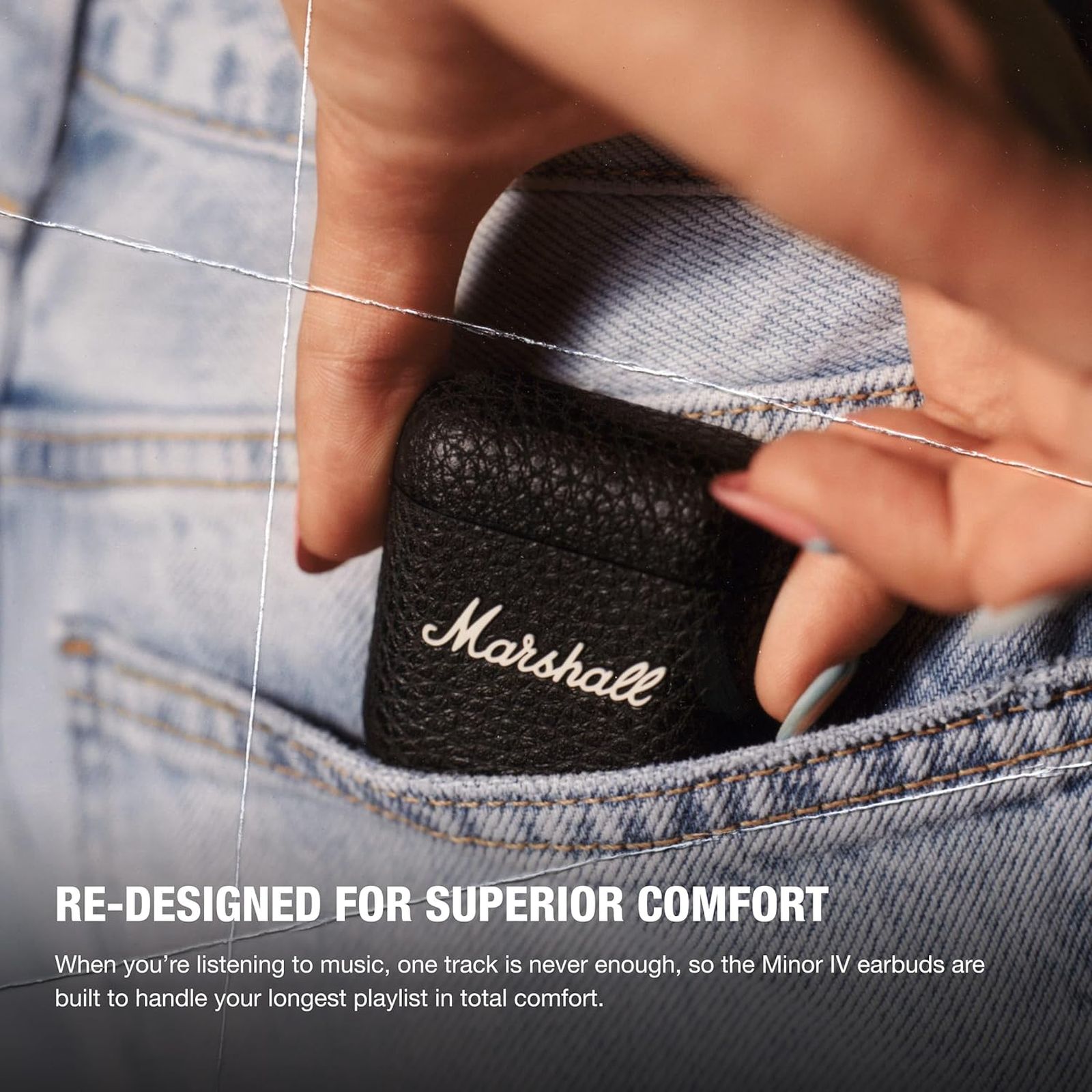 Marshall Minor IV TWS Earbuds (IPX4 Water Resistant, 30 Hours Playtime, Black)_7