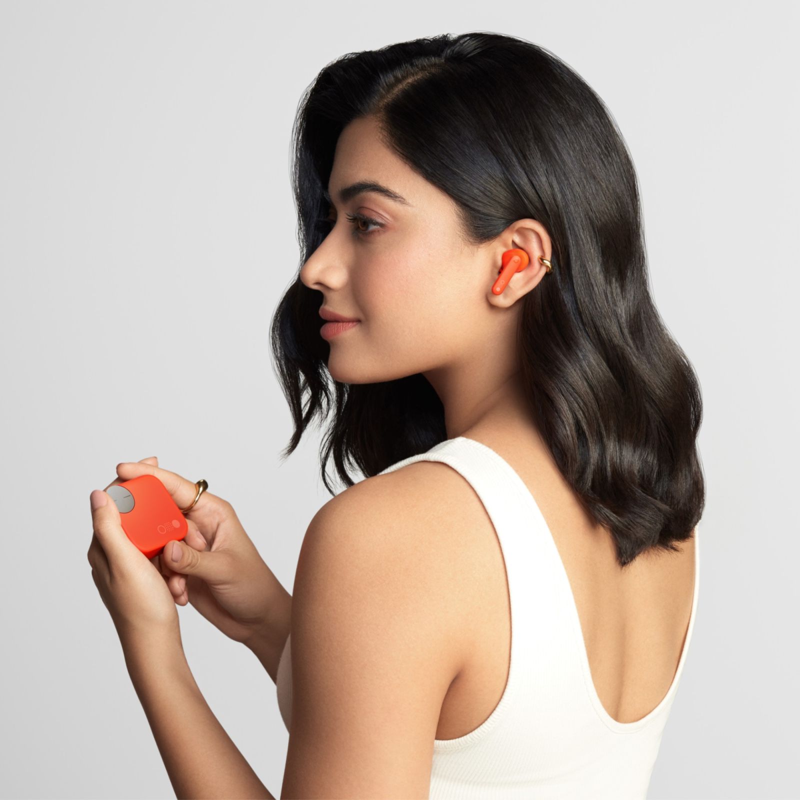 Nothing Buds Pro 2 TWS Earbuds with Active Noise Cancellation (IP55 Water & Dust Resistant, 43 Hours Playback, Orange)_8