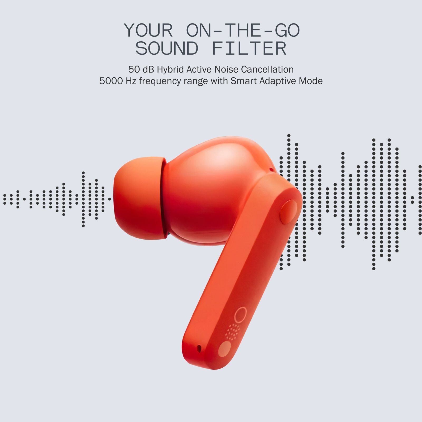 Nothing Buds Pro 2 TWS Earbuds with Active Noise Cancellation (IP55 Water & Dust Resistant, 43 Hours Playback, Orange)_5