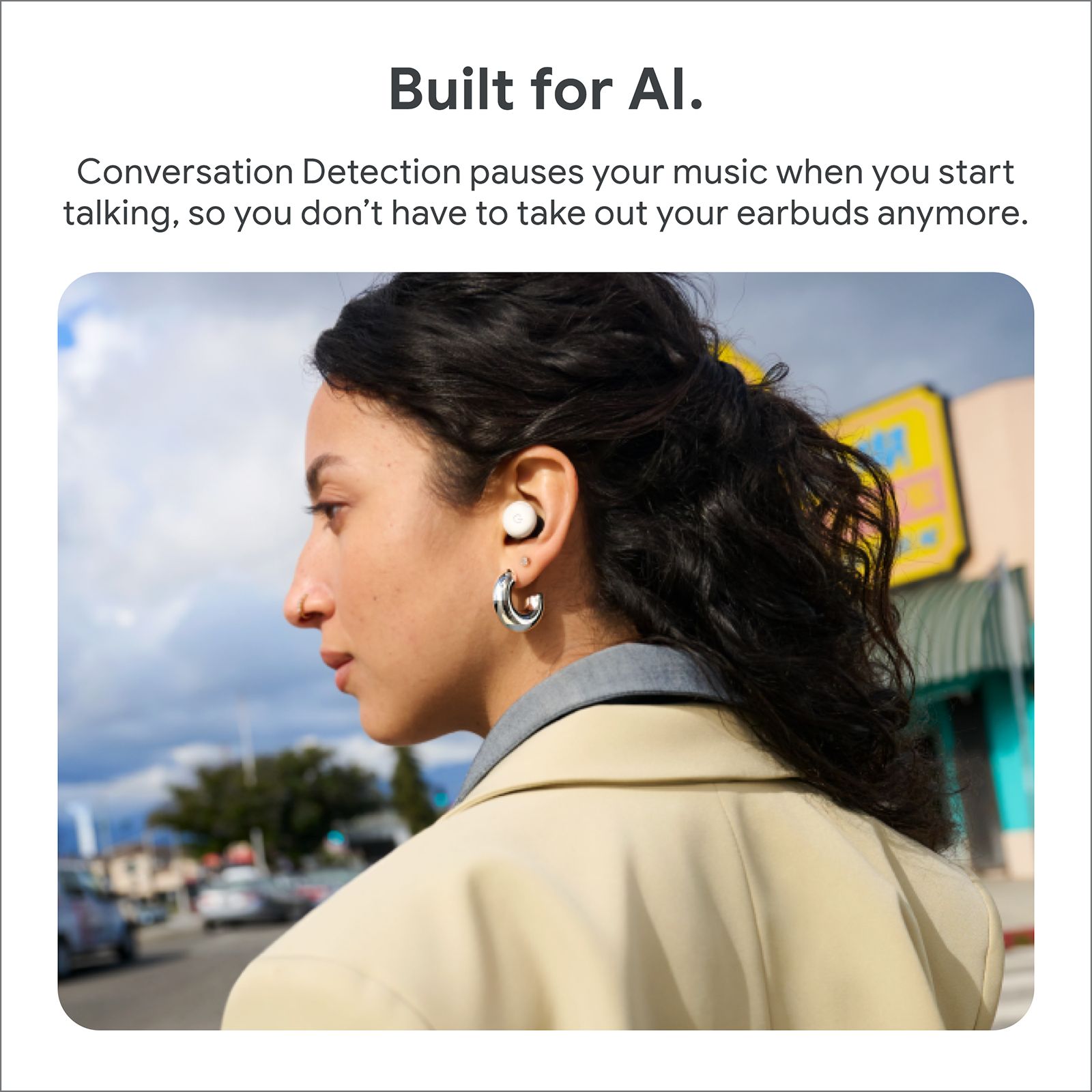 Google Pixel Buds Pro 2 TWS Earbuds with Active Noise Cancellation (IP54 Sweat & Water Resistant, AI-powered Clear Calling, Porcelain)_12
