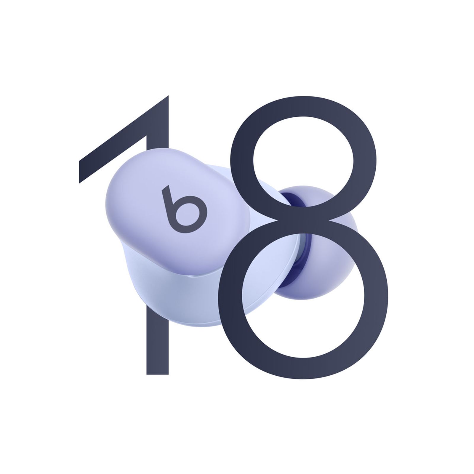 beats Solo TWS Earbuds with Passive Noise Isolation (18 Hours Playback, Arctic Purple)_8