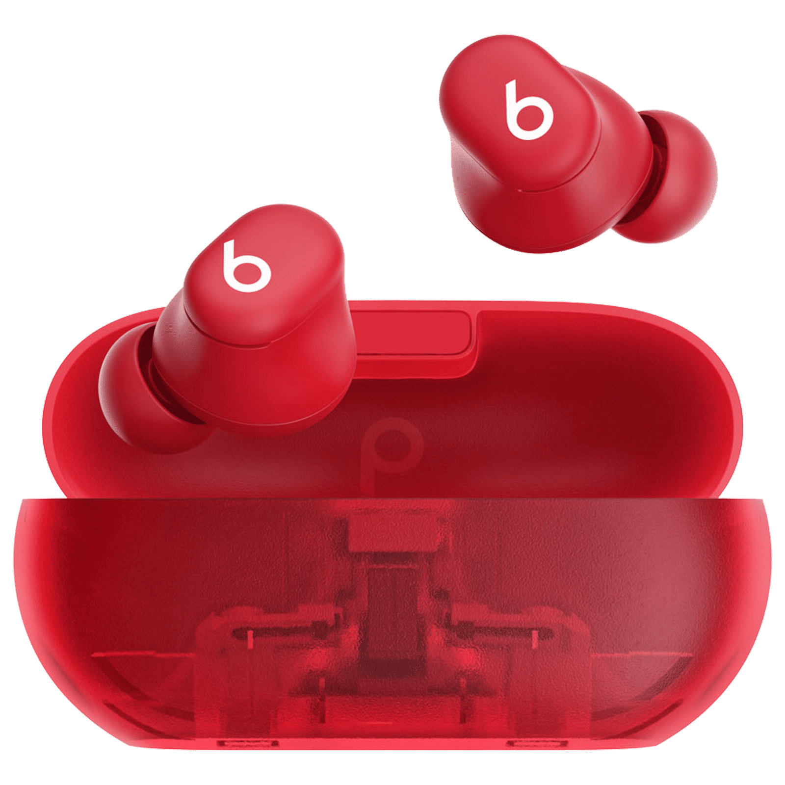 beats Solo TWS Earbuds with Passive Noise Isolation (18 Hours Playback, Transparent Red) beats Solo TWS Earbuds with Passive Noise Isolation (18 Hours Playback, Transparent Red)_1