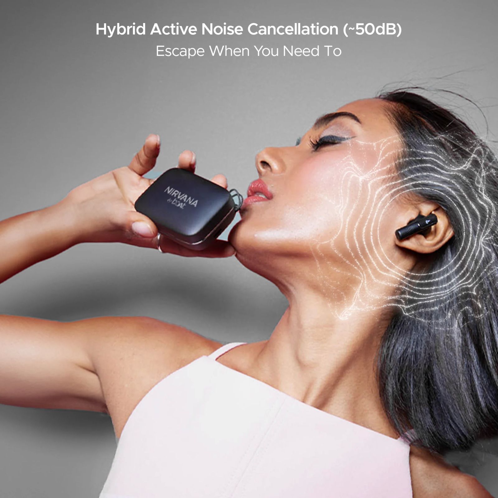 boAt Nirvana Ivy TWS Earbuds with Active Noise Cancellation (IPX5 Sweat Proof, 360 Degree Spatial Audio, Gunmetal Black) _12