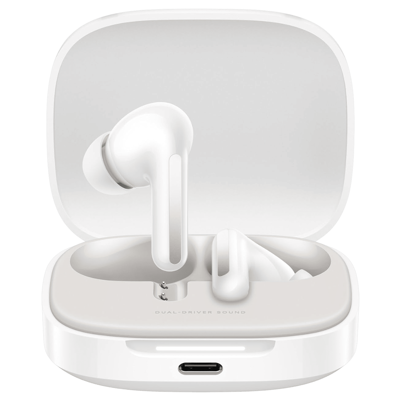 Redmi Buds 6 BHR9256IN TWS Earbuds with Active Noise Cancellation (IP54 Water Resistant, Fast Charging, Titan White) Redmi Buds 6 BHR9256IN TWS Earbuds with Active Noise Cancellation (IP54 Water Resistant, Fast Charging, Titan White)_1
