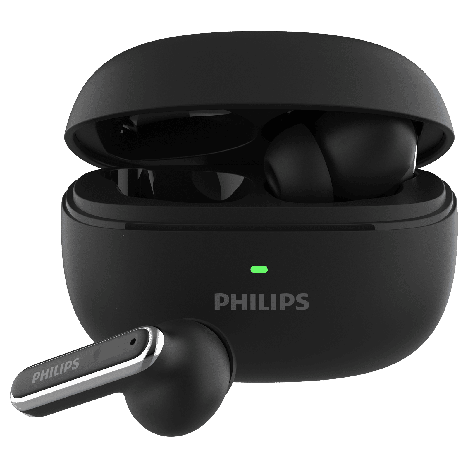 PHILIPS 1000 Series TWS Earbuds with Active Noise Cancellation (13mm Driver, Deep Black) PHILIPS 1000 Series TWS Earbuds with Active Noise Cancellation (13mm Driver, Deep Black)_1