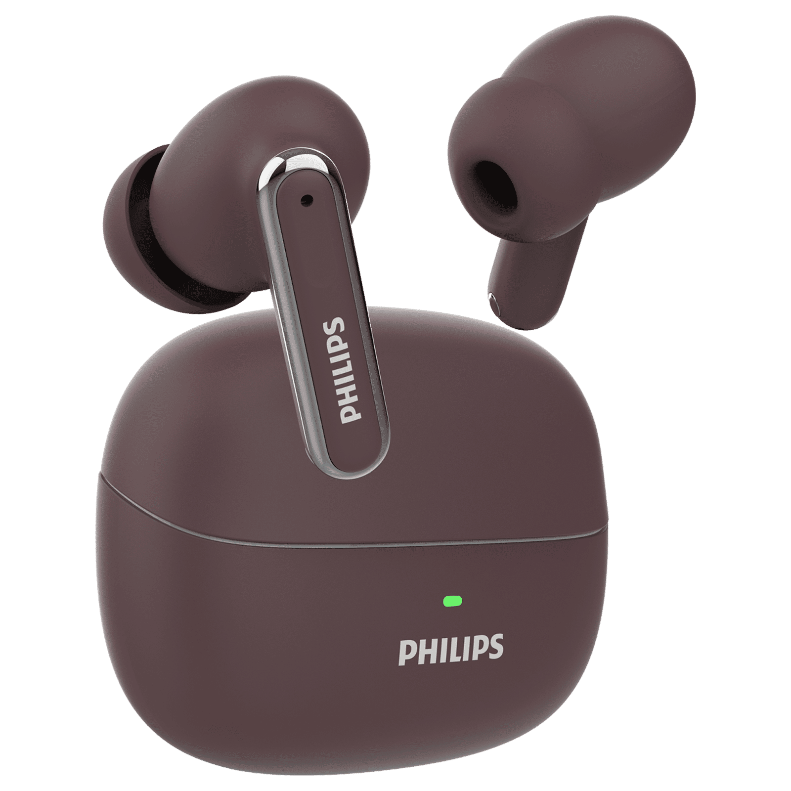PHILIPS 1000 Series TWS Earbuds with Active Noise Cancellation (13mm Driver, Red Mahogany)_6