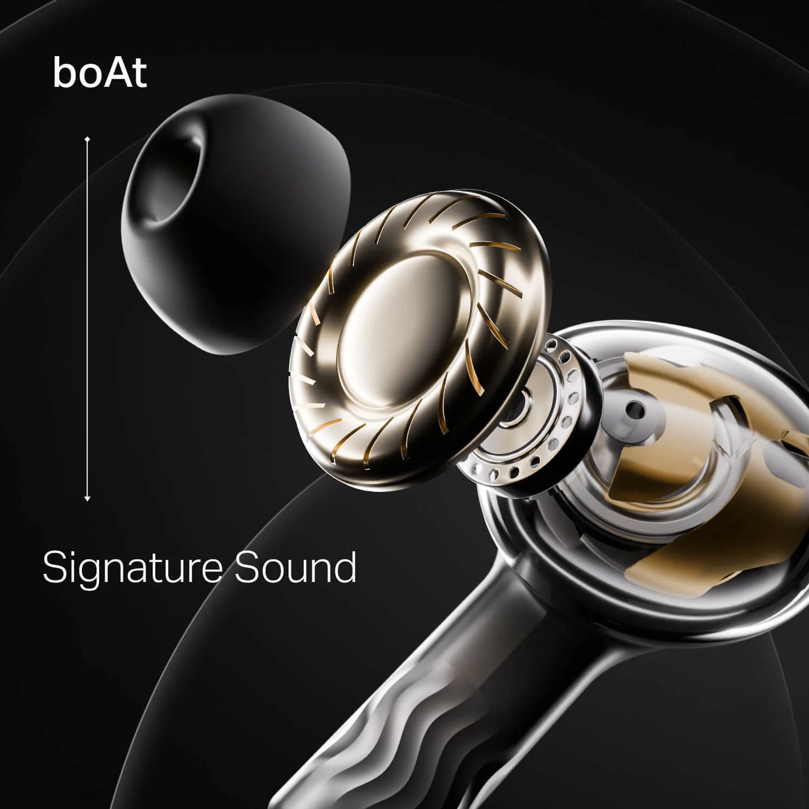 boAt Nirvana Crystl TWS Earbuds with Active Noise Cancellation (IPX4 Water Resistant, 60ms Low Latency, Quantum Black) boAt Nirvana Crystl TWS Earbuds with Active Noise Cancellation (IPX4 Water Resistant, 60ms Low Latency, Quantum Black)_4