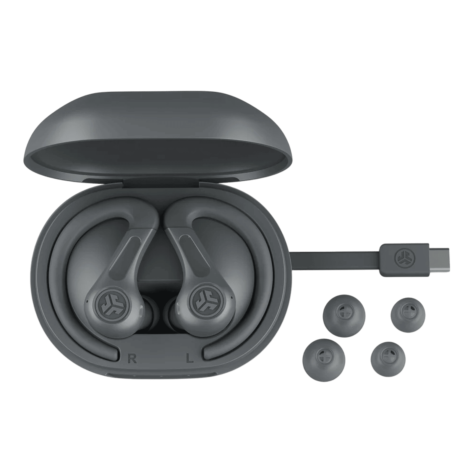 JLAB JBuds Sport ANC 4 TWS Earbuds with Hybrid Active Noise Cancellation (IP66 Sweatproof, Google Fast Pair, Black)_7