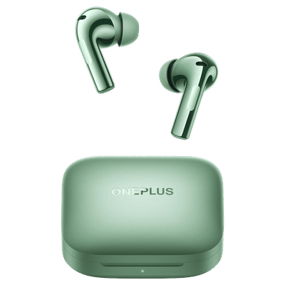 OnePlus Buds 3 TWS Earbuds with Adaptive Noise Cancellation (IP55 Water & Dust Resistant, Fast Charging, Minty Green)