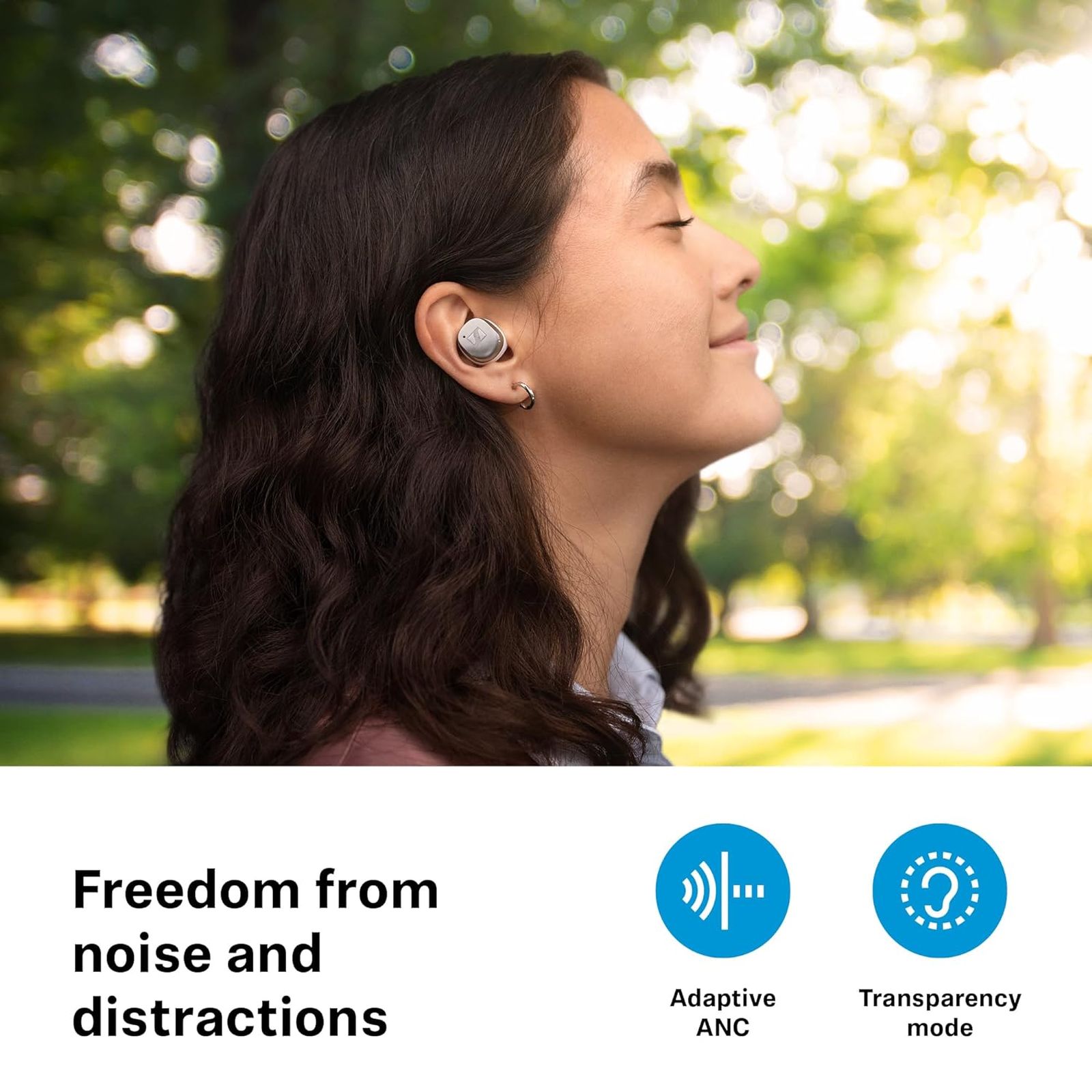 SENNHEISER MOMENTUM True Wireless 4 700367 TWS Earbuds with Adaptive Noise Cancellation (IP54 Dust & Splash Resistant, Auracast Support, Black Copper)_4