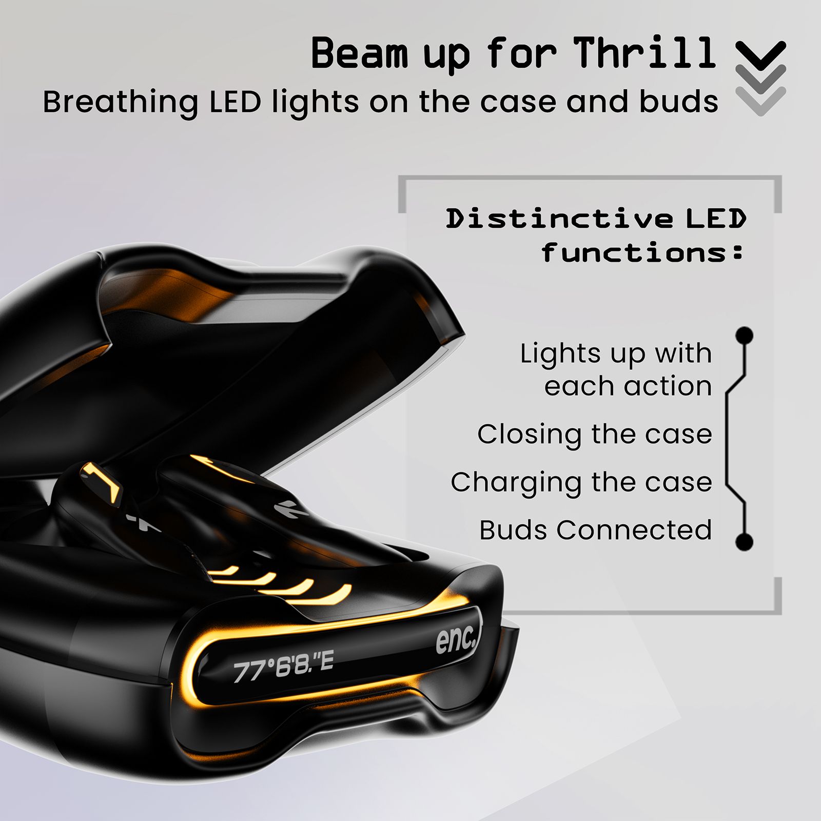 GOBOULT Ember TWS Earbuds with Environmental Noise Cancellation (IPX5 Water Resistant, Fast Charging, Black) GOBOULT Ember TWS Earbuds with Environmental Noise Cancellation (IPX5 Water Resistant, Fast Charging, Black)_13