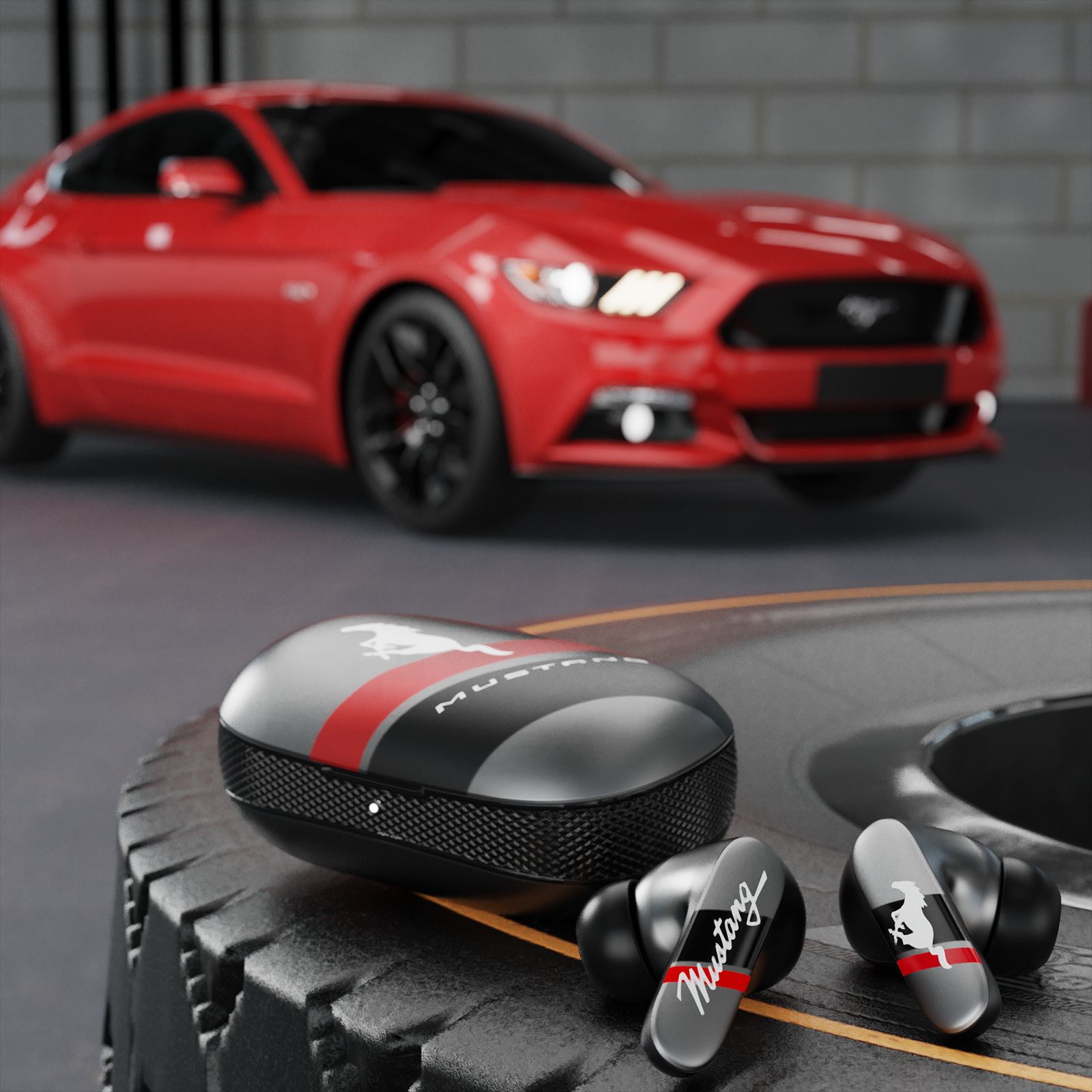 GOBOULT Mustang Dyno TWS Earbuds with Environmental Noise Cancellation (IPX5 Water Resistant, Fast Charging, Dyno Silver)_6