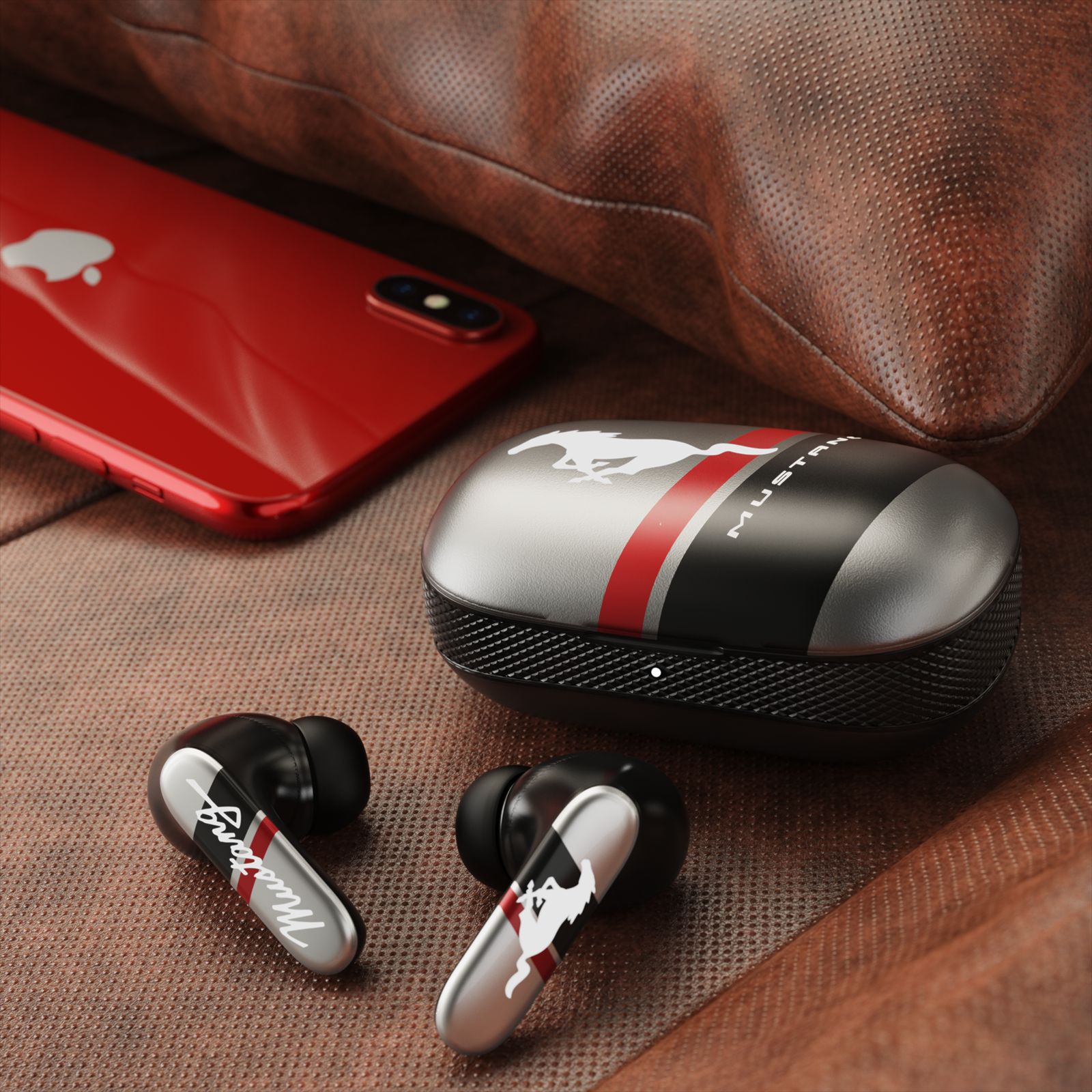 GOBOULT Mustang Dyno TWS Earbuds with Environmental Noise Cancellation (IPX5 Water Resistant, Fast Charging, Dyno Silver)_7