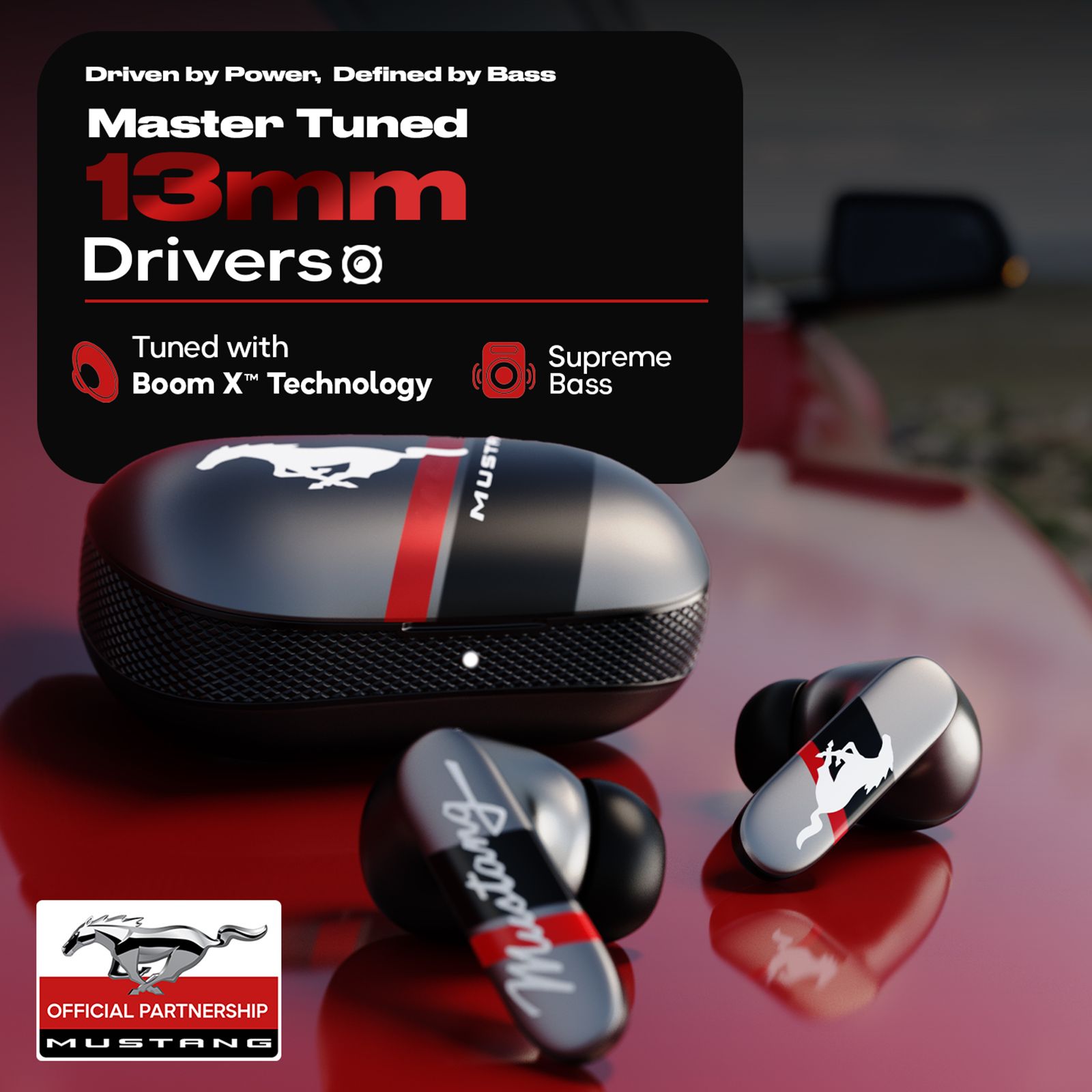 GOBOULT Mustang Dyno TWS Earbuds with Environmental Noise Cancellation (IPX5 Water Resistant, Fast Charging, Dyno Silver)_11