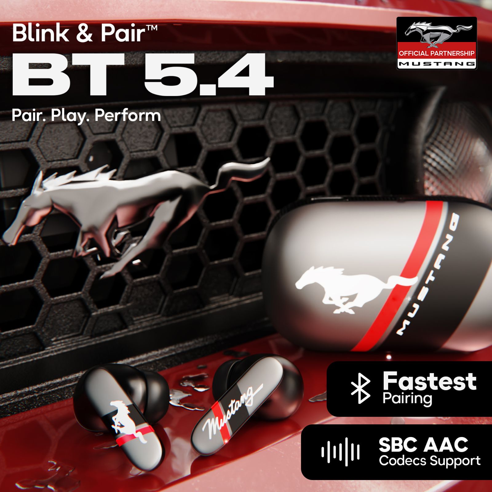 GOBOULT Mustang Dyno TWS Earbuds with Environmental Noise Cancellation (IPX5 Water Resistant, Fast Charging, Dyno Silver)_13