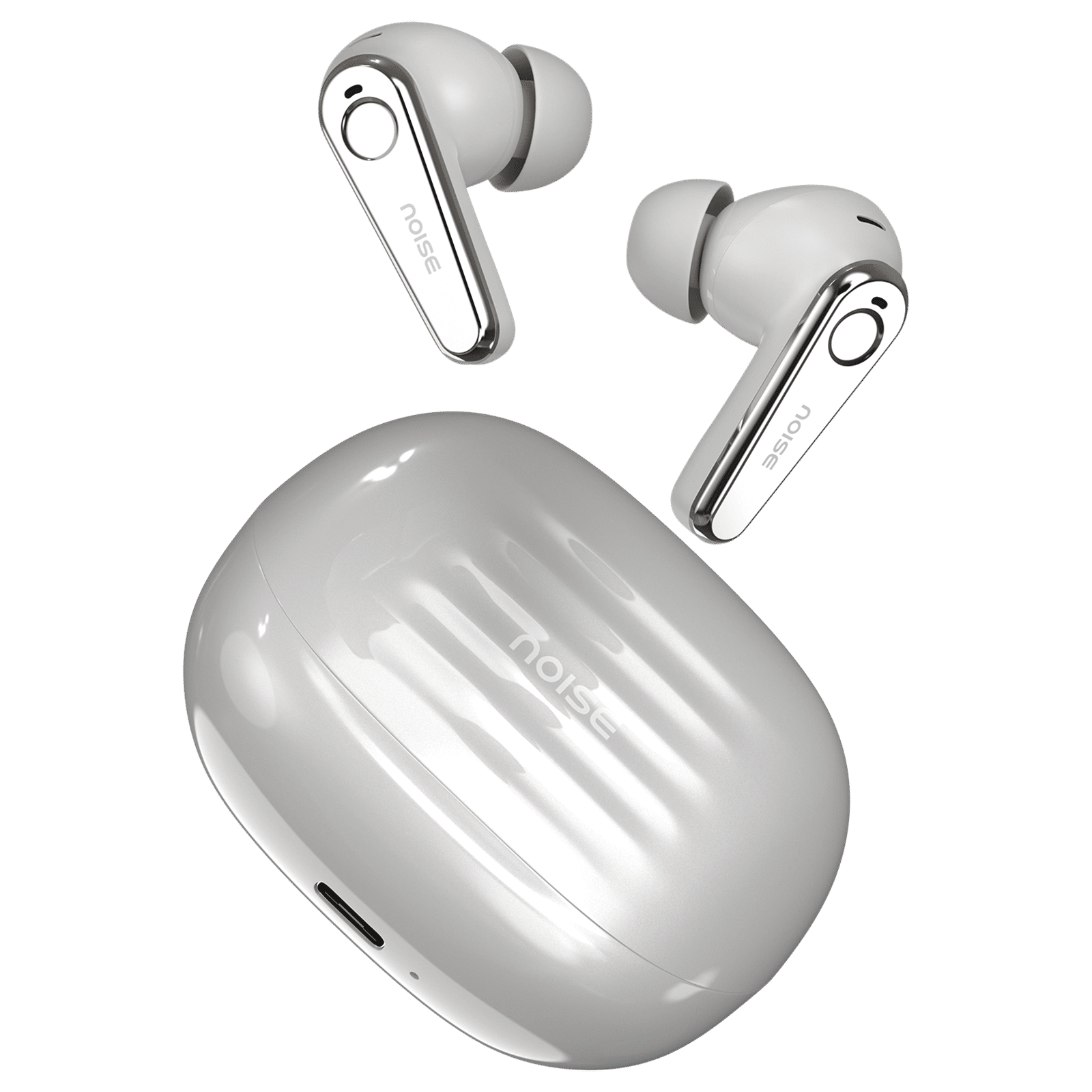 noise Buds X Ultra TWS Earbuds with Active Noise Cancellation (IPX5 Water Resistant, Instacharge, Ivory Grey)_1