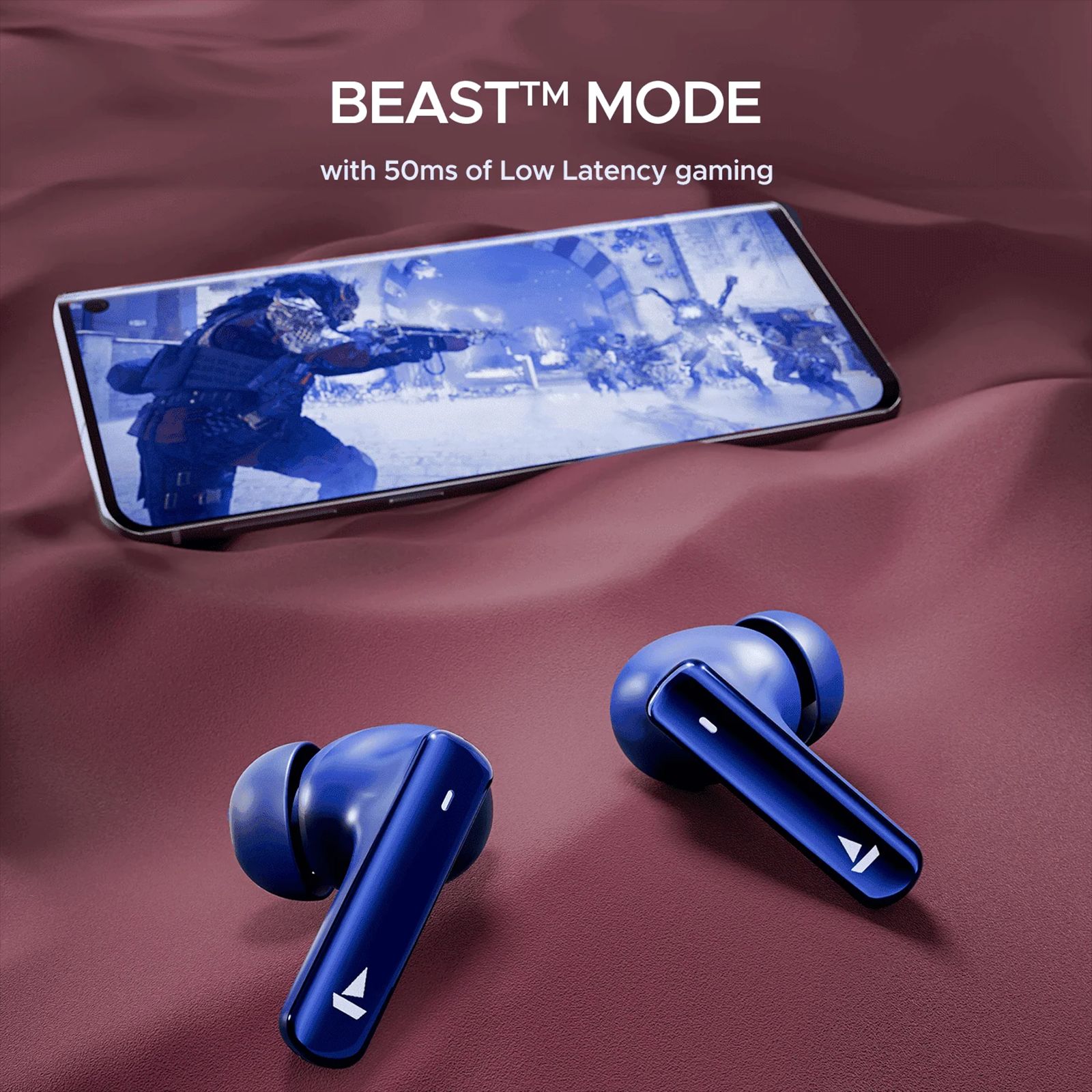 boAt Airdopes Plus 318 TWS Earbuds with Environmental Noise Cancellation (IPX5 Water Resistant, ASAP Charge, Starry Blue)_7