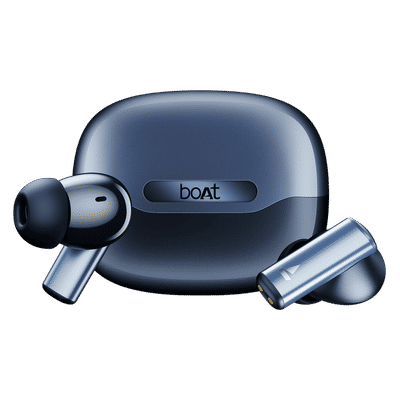 boAt Airdopes Prime 701 TWS Earbuds with Hybrid Active Noise Cancellation (IPX5 Splash Resistance, ASAP Charge, Titanium Blue)