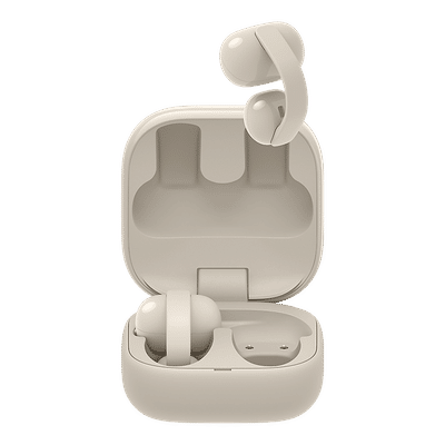 SONY LinkBuds Clip Series WF-LC900/CZ IN TWS Earbuds with Adaptive Noise Cancellation (IPX4 Water Resistant, AI Voice Pickup, Griege)