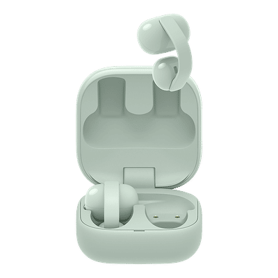 SONY LinkBuds Clip Series WF-LC900/GZ IN TWS Earbuds with Adaptive Noise Cancellation (IPX4 Water Resistant, AI Voice Pickup, Green)