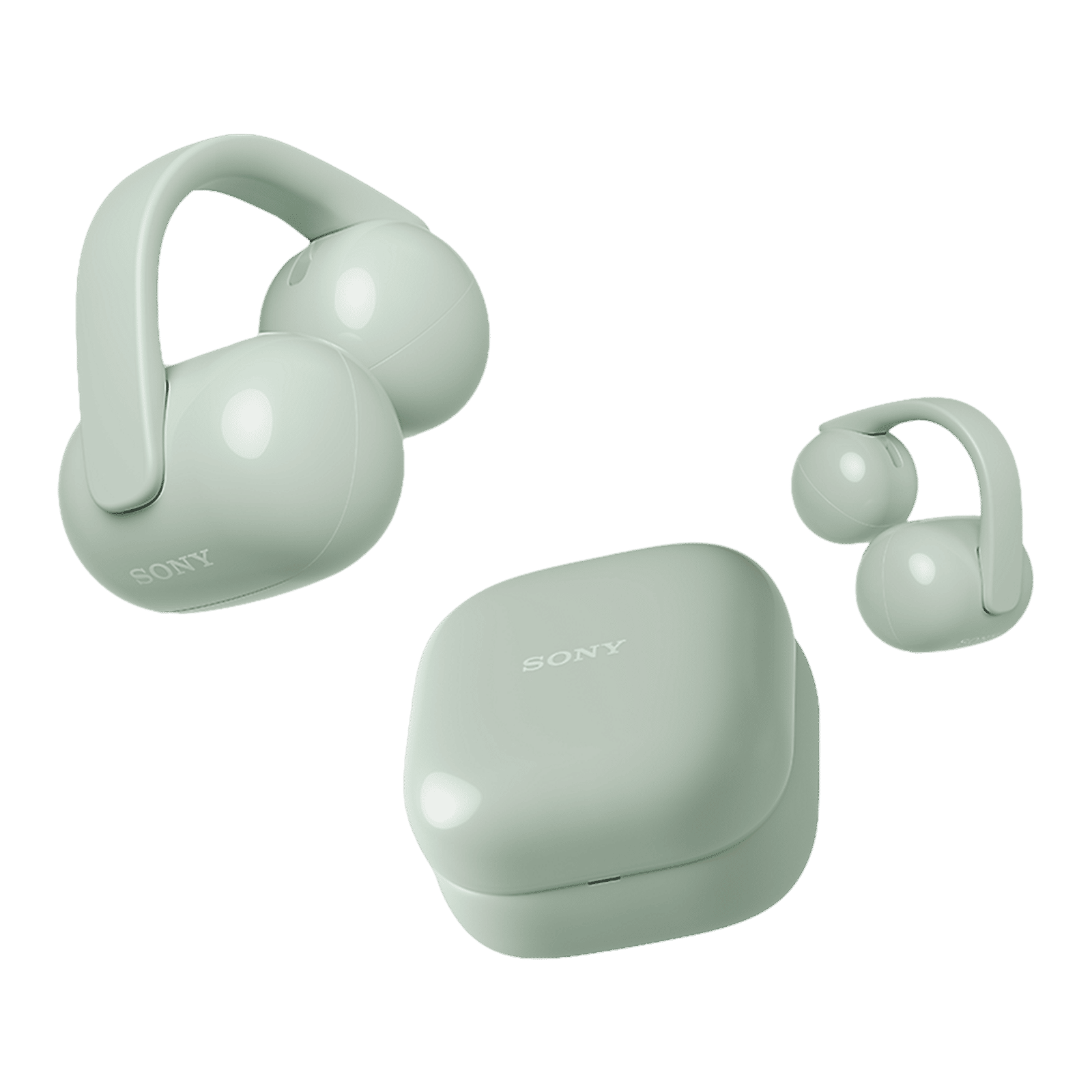 SONY LinkBuds Clip Series WF-LC900/GZ IN TWS Earbuds with Adaptive Noise Cancellation (IPX4 Water Resistant, AI Voice Pickup, Green) SONY LinkBuds Clip Series WF-LC900/GZ IN TWS Earbuds with Adaptive Noise Cancellation (IPX4 Water Resistant, AI Voice Pickup, Green)_5