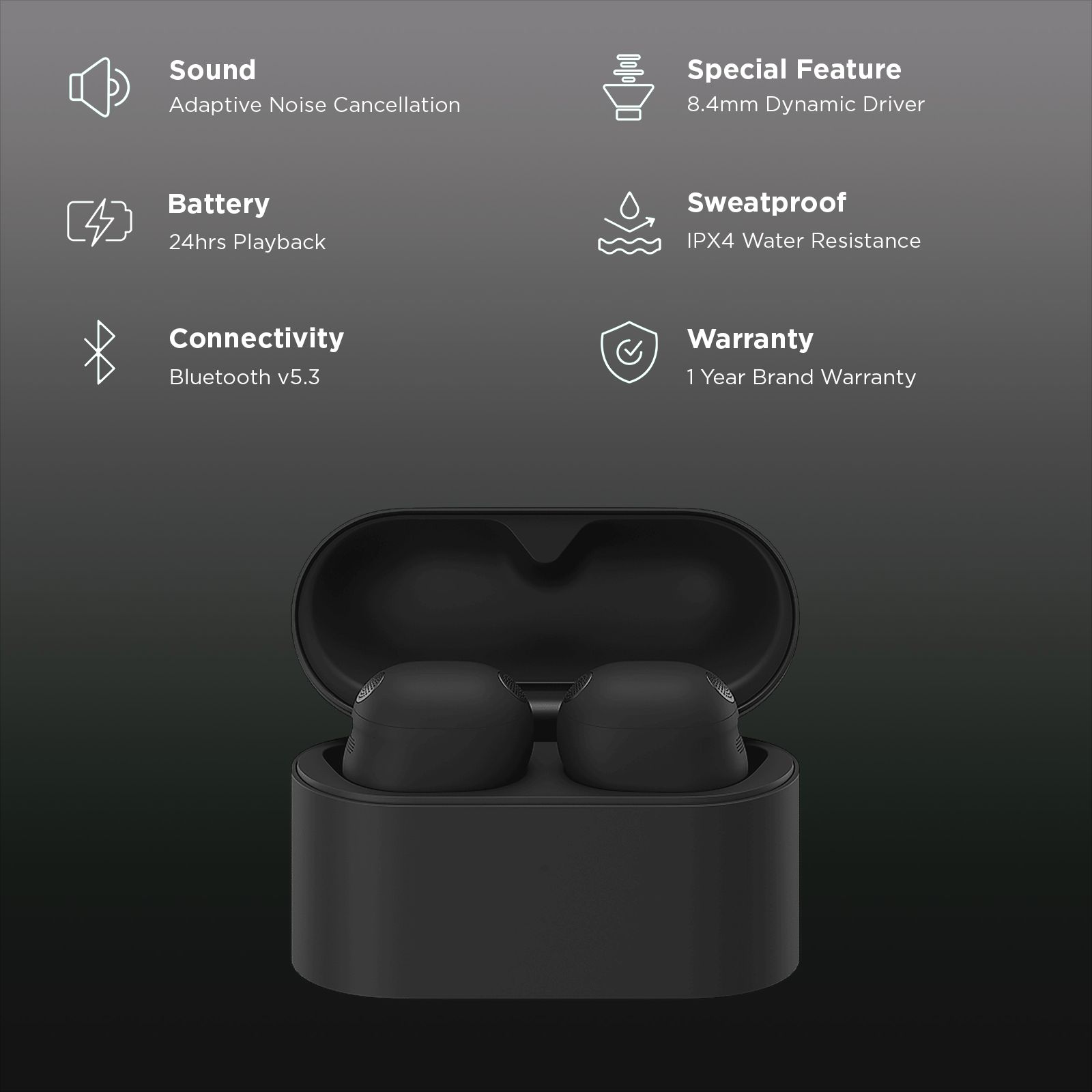 SONY 1000X Series WF1000XM6/BZIN TWS Earbuds with Adaptive Noise Cancellation (IPX4 Water Resistant, Auto Ambient Sound, Black) SONY 1000X Series WF1000XM6/BZIN TWS Earbuds with Adaptive Noise Cancellation (IPX4 Water Resistant, Auto Ambient Sound, Black)_2