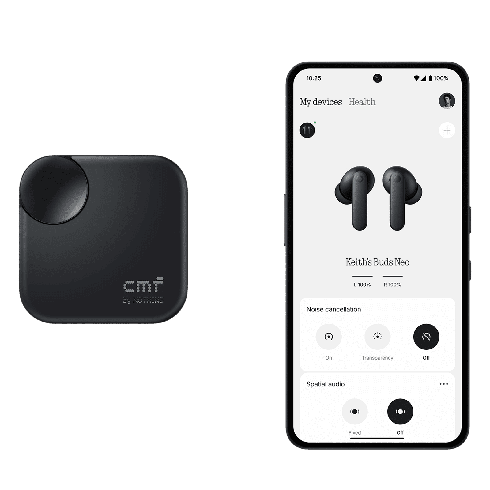 Nothing CMF Buds Neo TWS Earbuds with Adaptive Noise Cancellation (Spatial Audio, Black) Nothing CMF Buds Neo TWS Earbuds with Adaptive Noise Cancellation (Spatial Audio, Black)_11