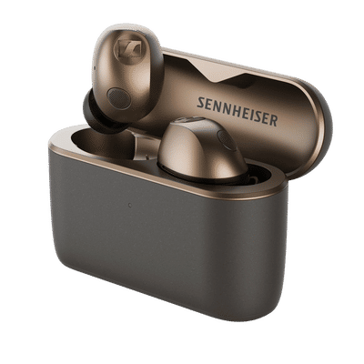 SENNHEISER MOMENTUM 5 TWS Earbuds with Hybrid Adaptive Active Noise Cancellation (AI-Powered Voice Isolation, Copper)