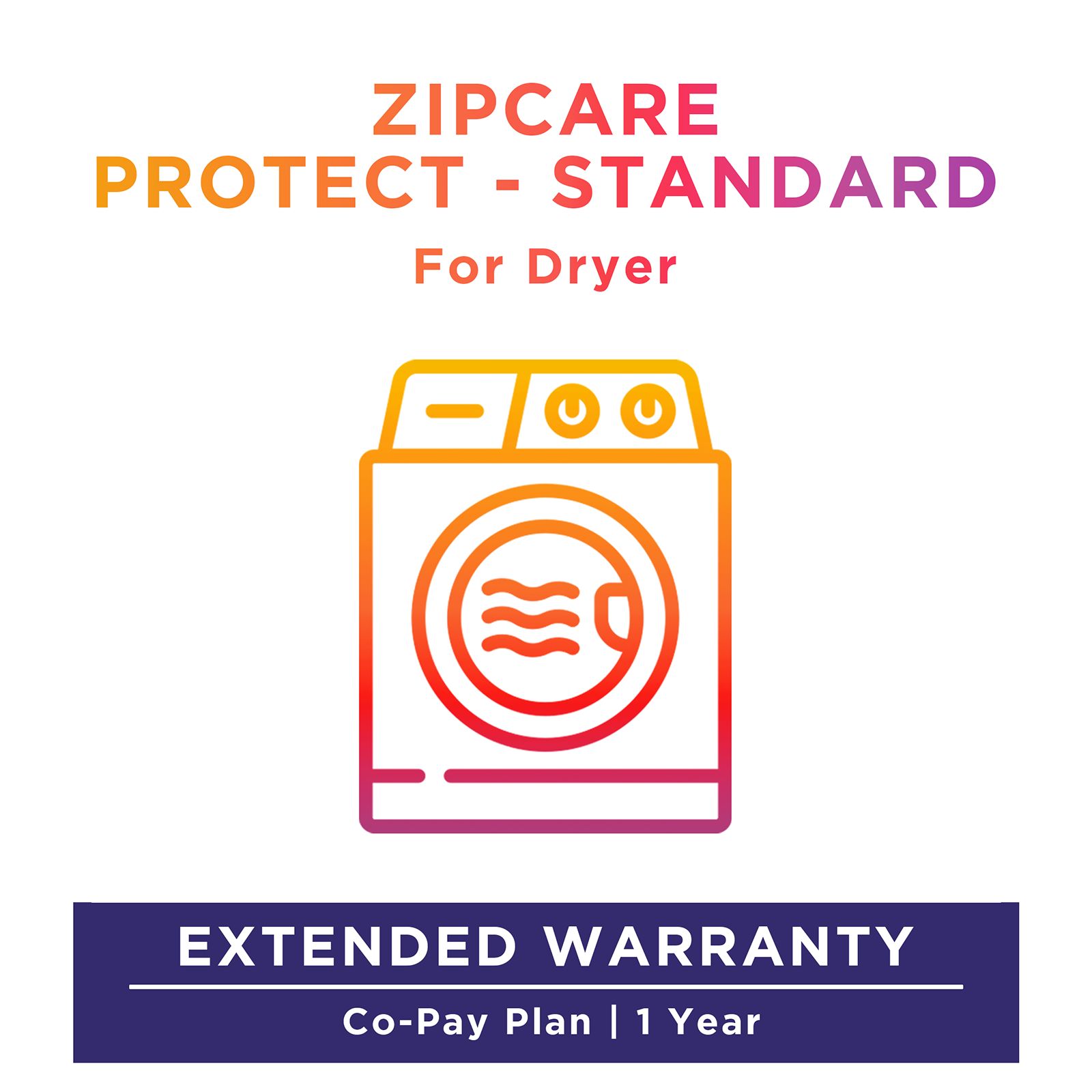 ZipCare Protect Standard 1 Year for Dryers (Rs. 100000 - Rs. 150000) ZipCare Protect Standard 1 Year for Dryers (Rs. 100000 - Rs. 150000)_1