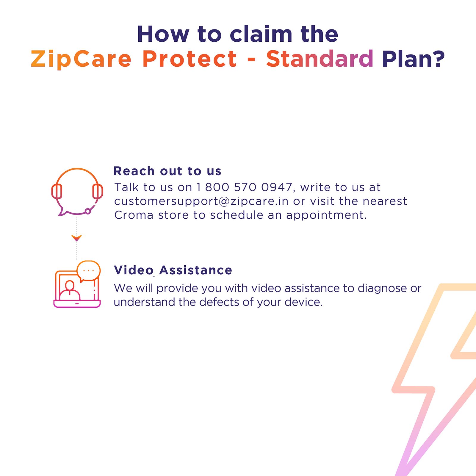 ZipCare Protect Standard 1 Year for Humid & Dehumidifiers (Rs. 100 - Rs. 5000) ZipCare Protect Standard 1 Year for Humid & Dehumidifiers (Rs. 100 - Rs. 5000)_3